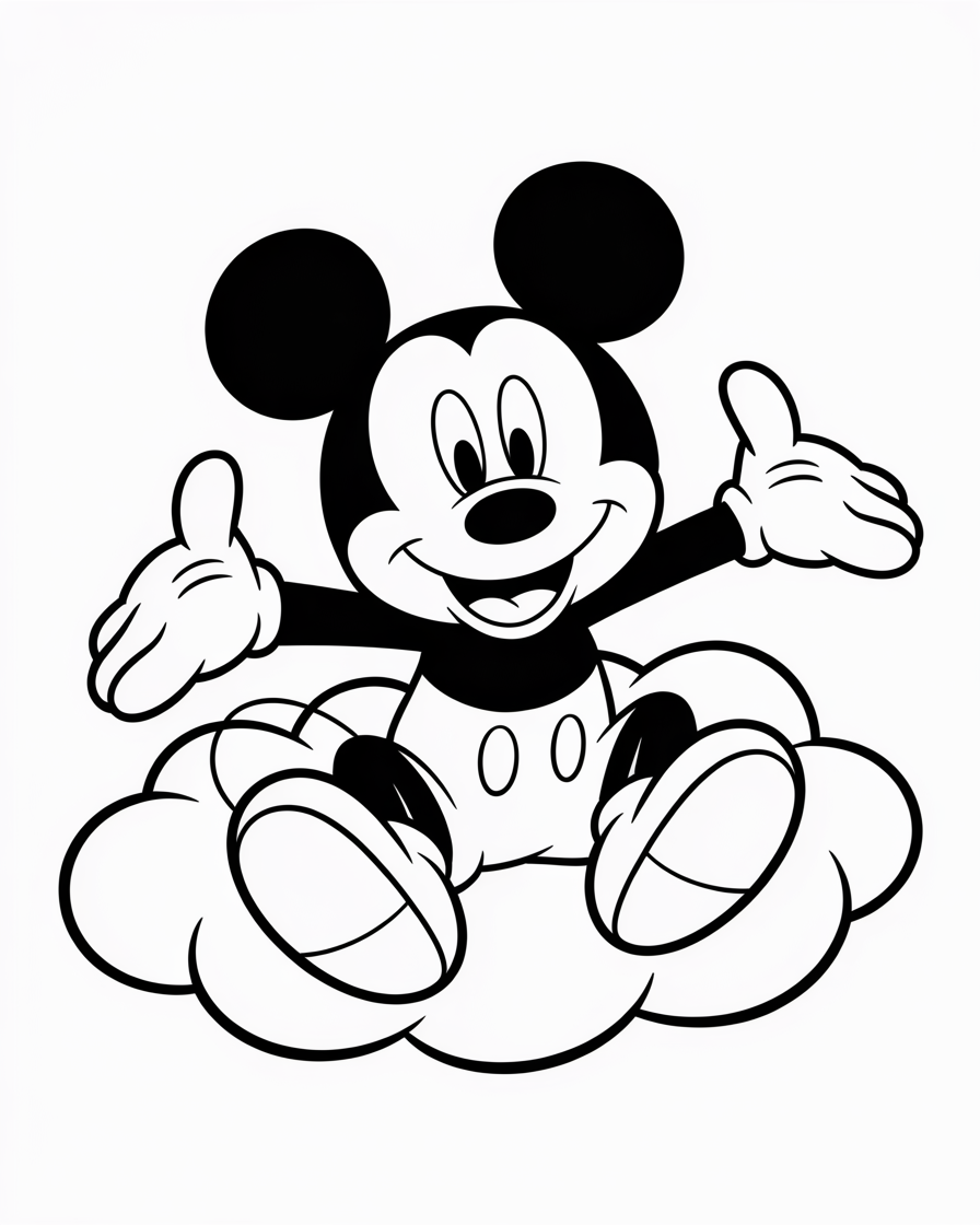 mickey mouse coloring pages