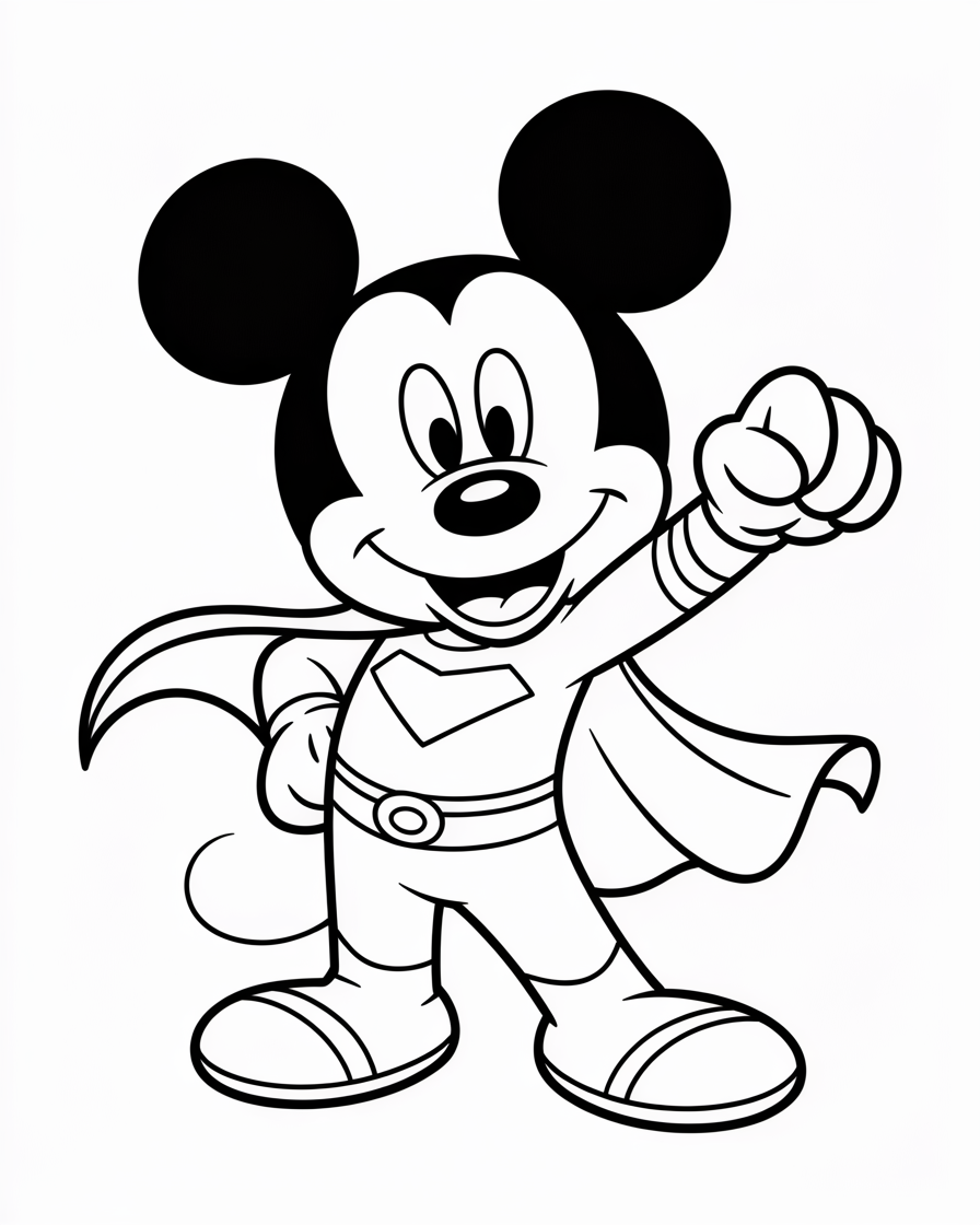mickey mouse coloring pages