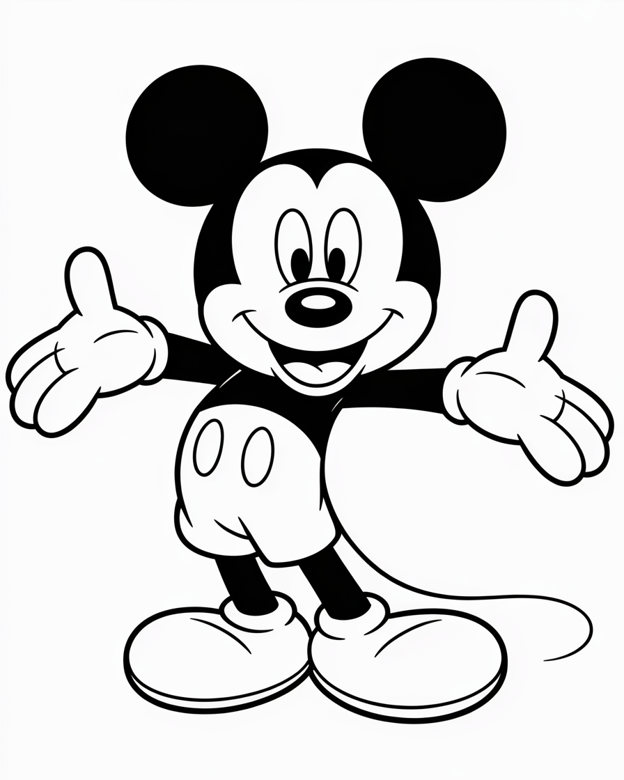 mickey mouse coloring pages