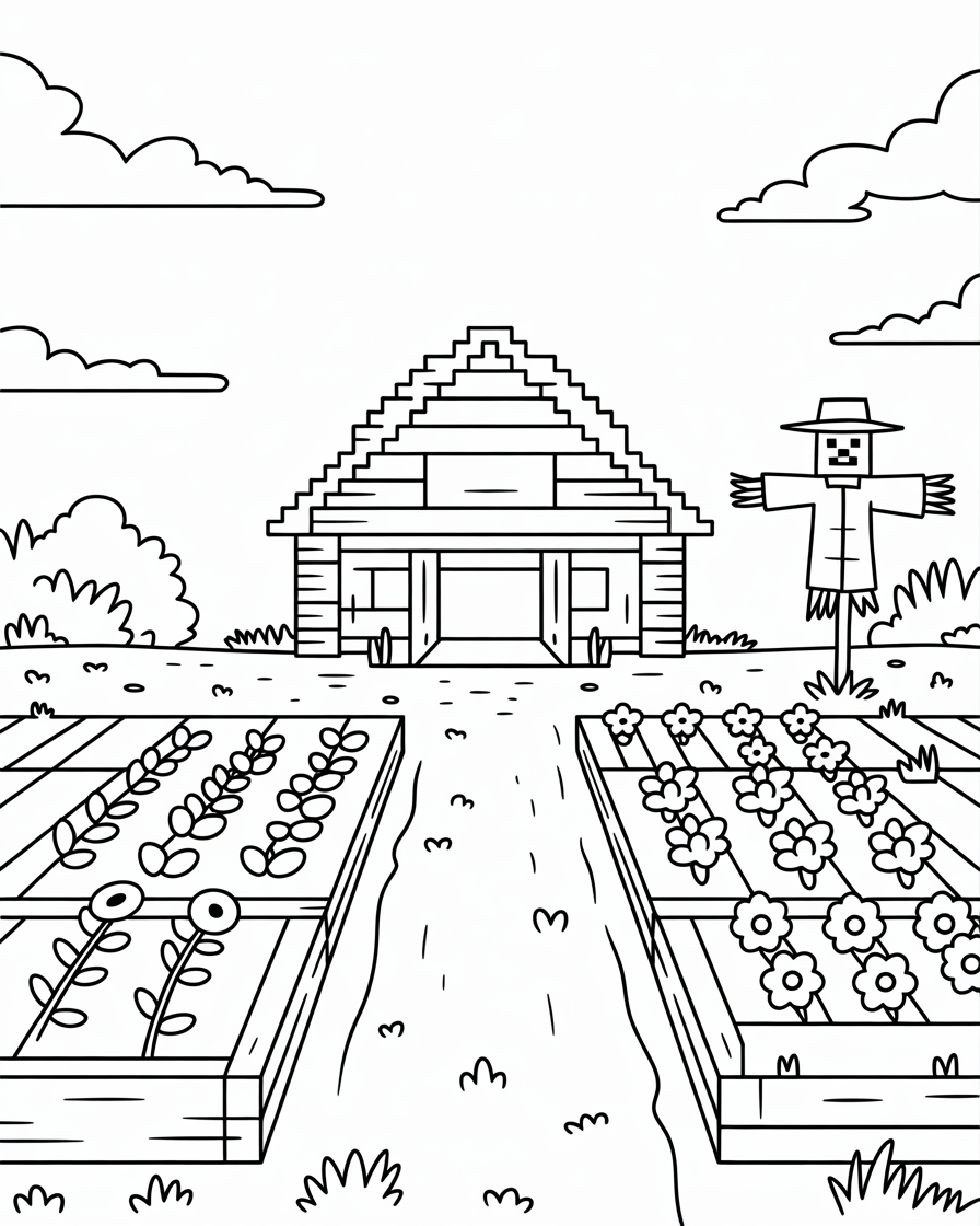 minecraft coloring pages