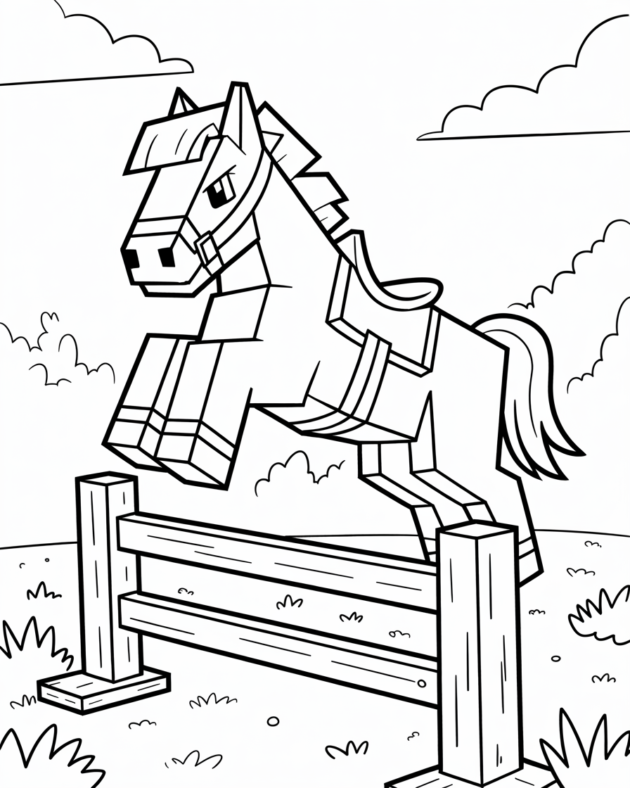 minecraft coloring pages