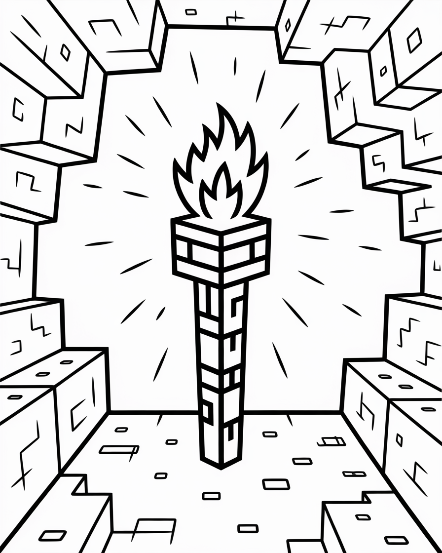 minecraft coloring pages