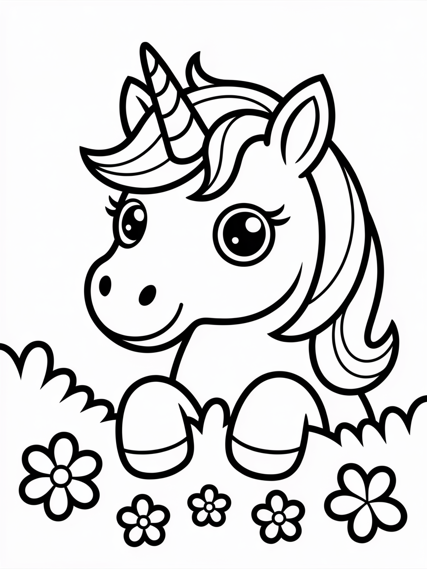 unicorn coloring pages