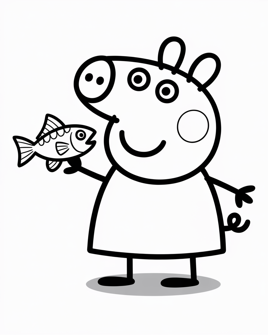 peppa pig coloring pages