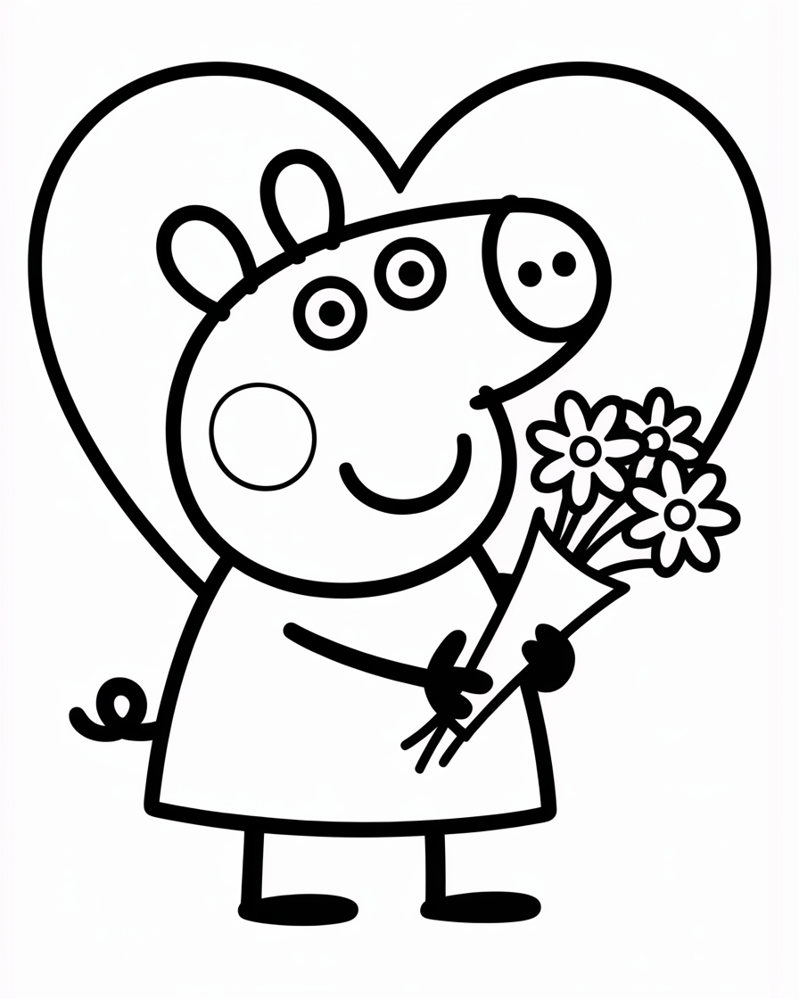 peppa pig coloring pages