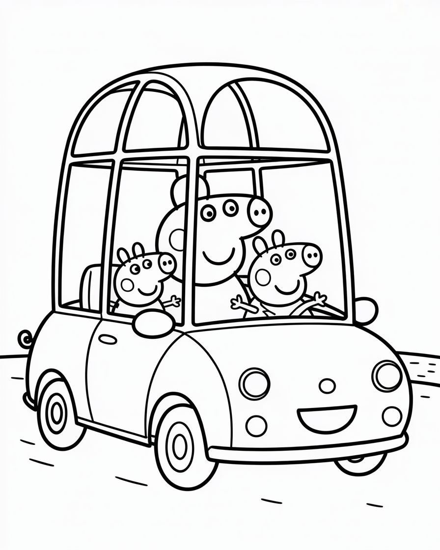 peppa pig coloring pages