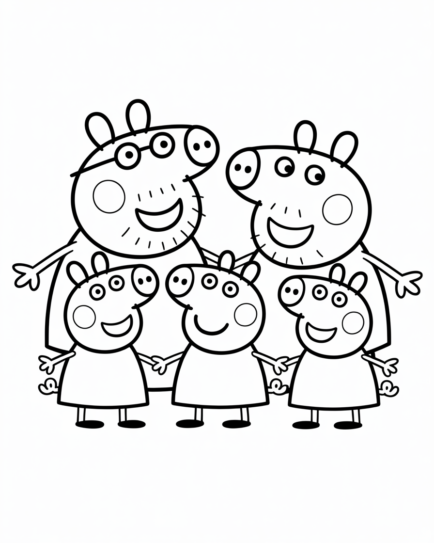 peppa pig coloring pages