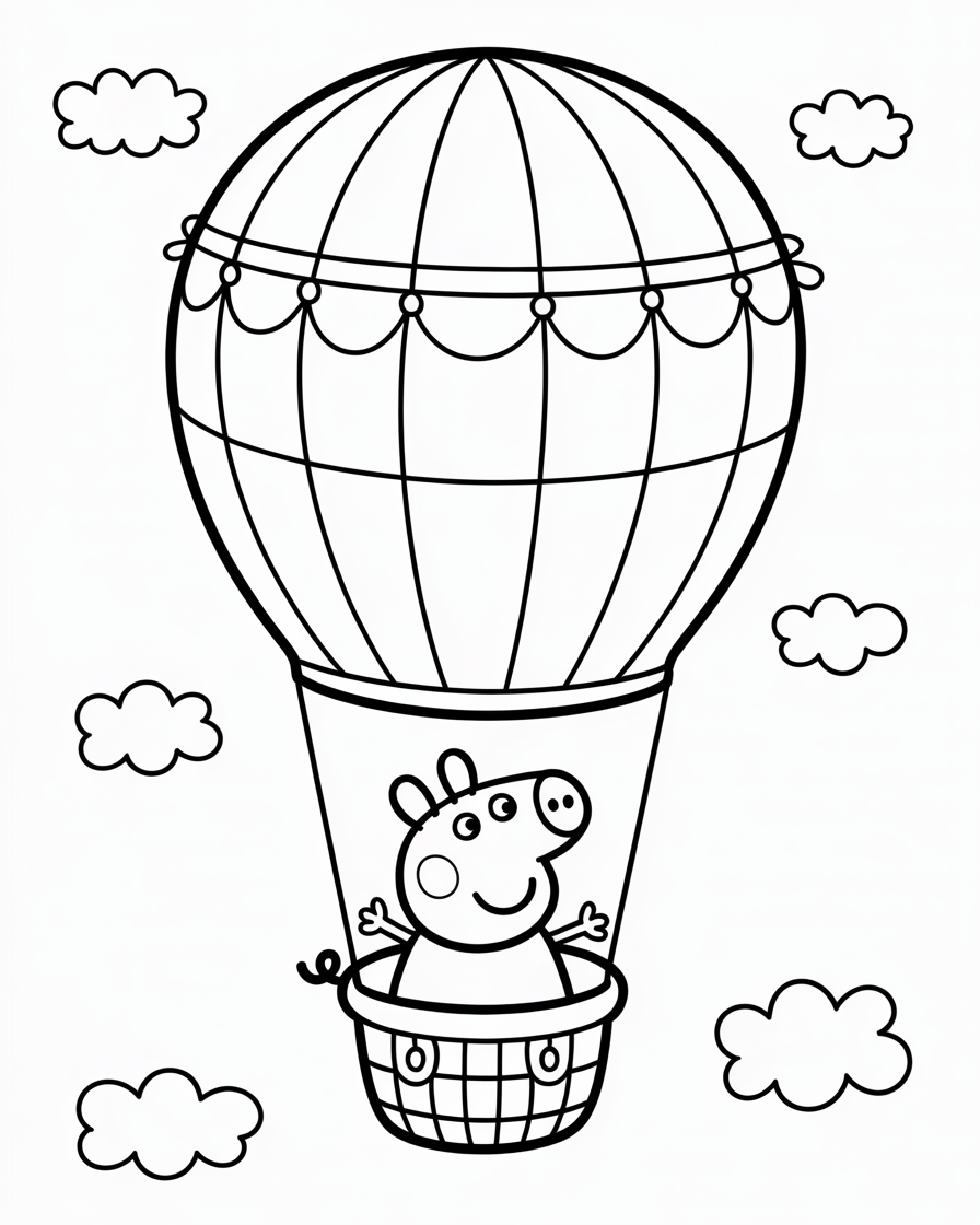 peppa pig coloring pages