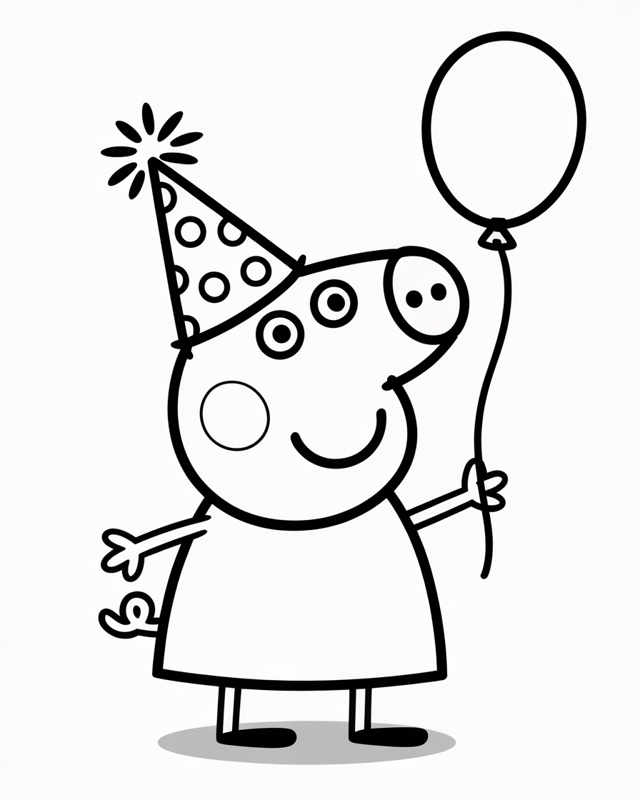 peppa pig coloring pages
