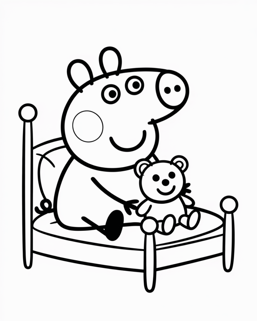 25 Free Printable Peppa Pig Coloring Pages