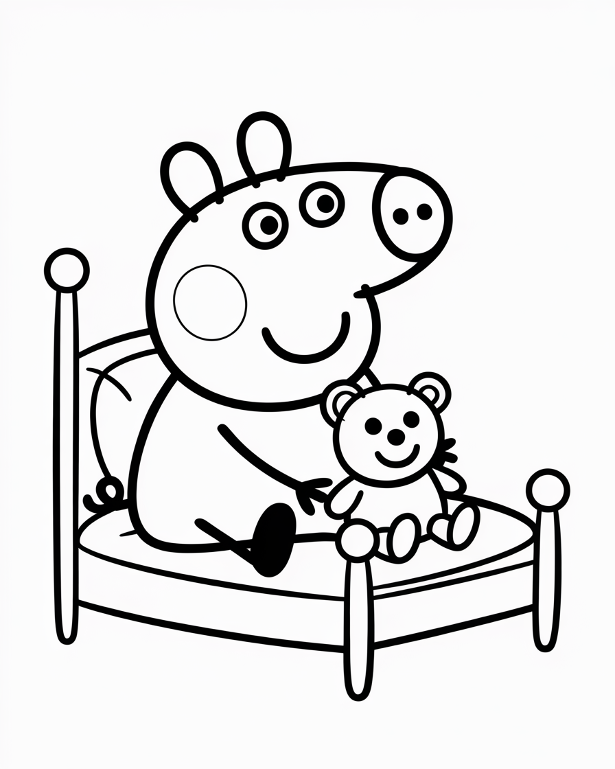 peppa pig coloring pages