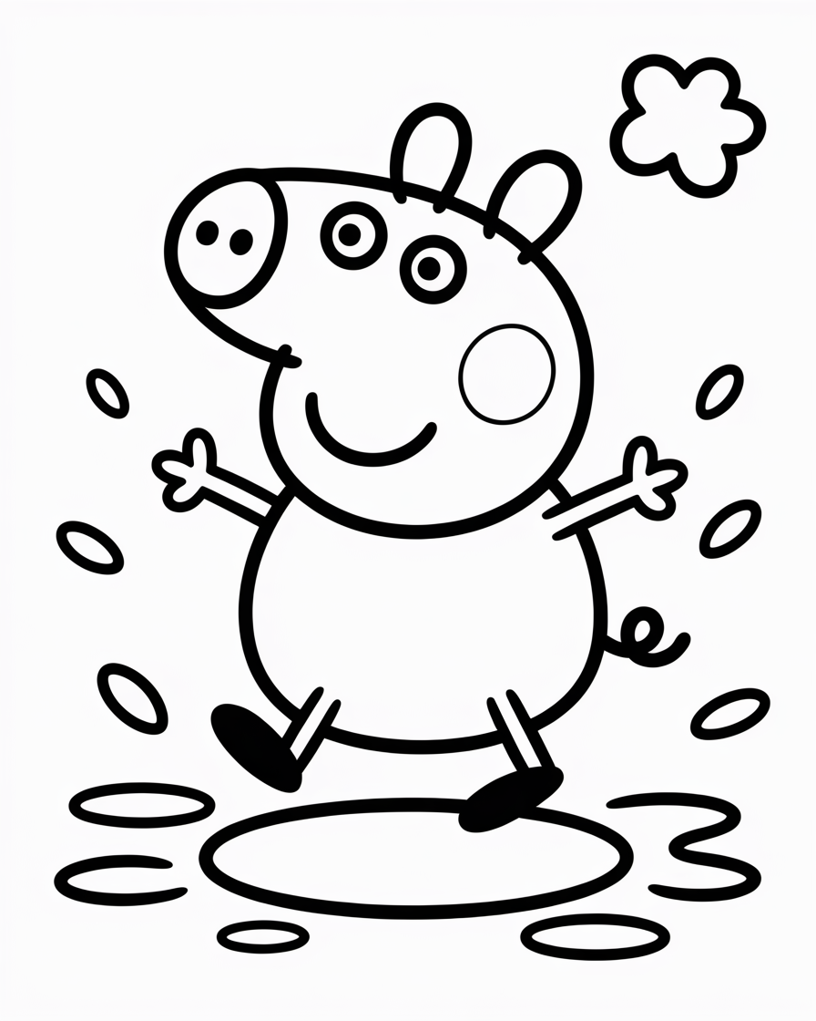 peppa pig coloring pages