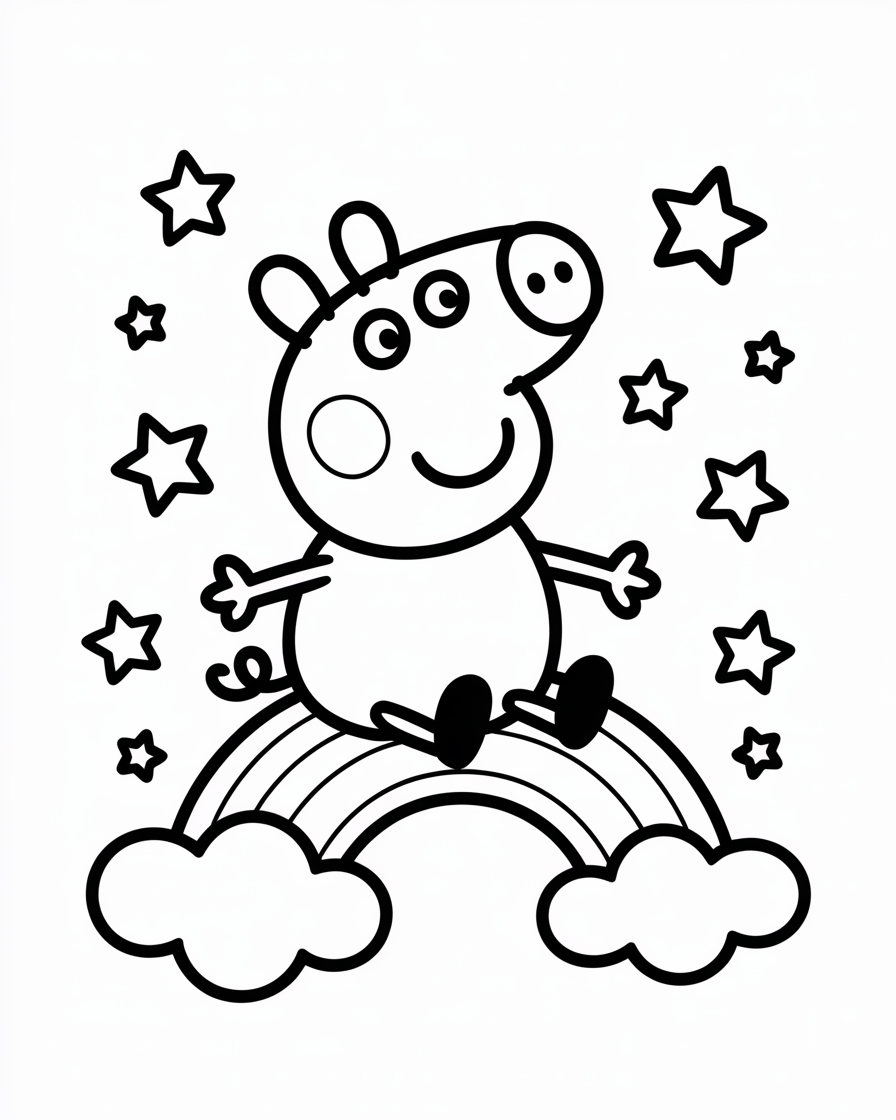 peppa pig coloring pages