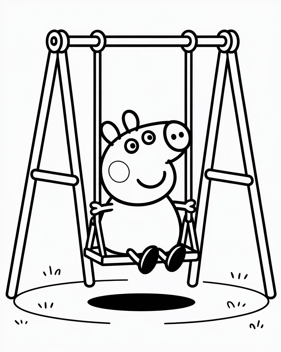 peppa pig coloring pages