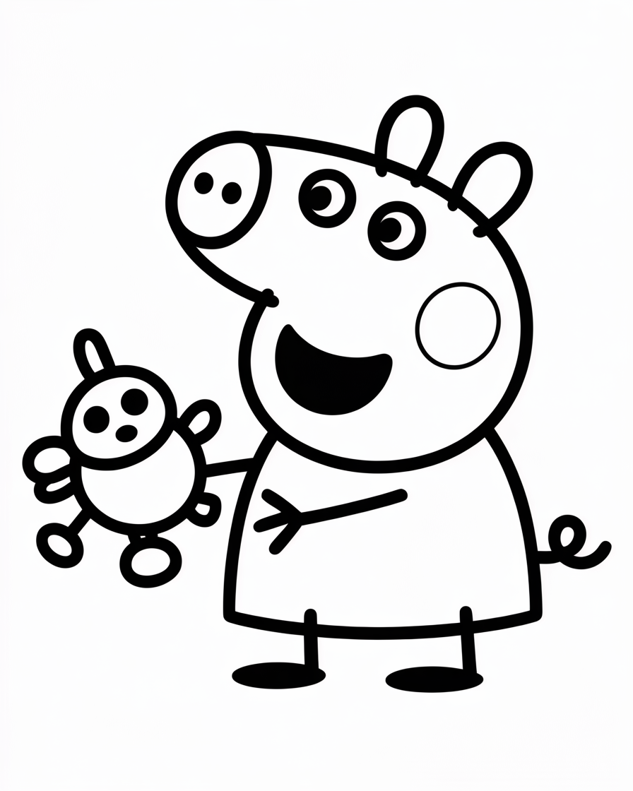 peppa pig coloring pages