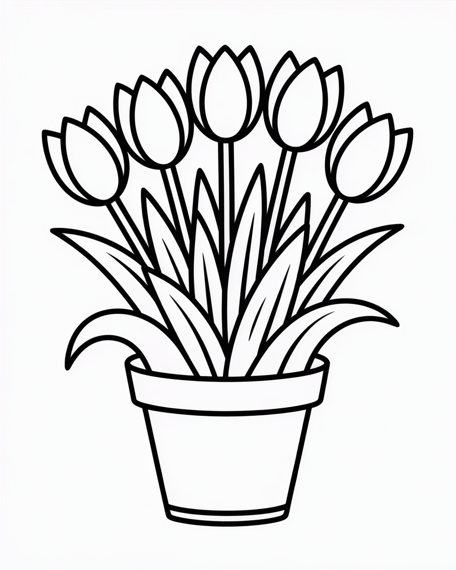 flowers coloring pages