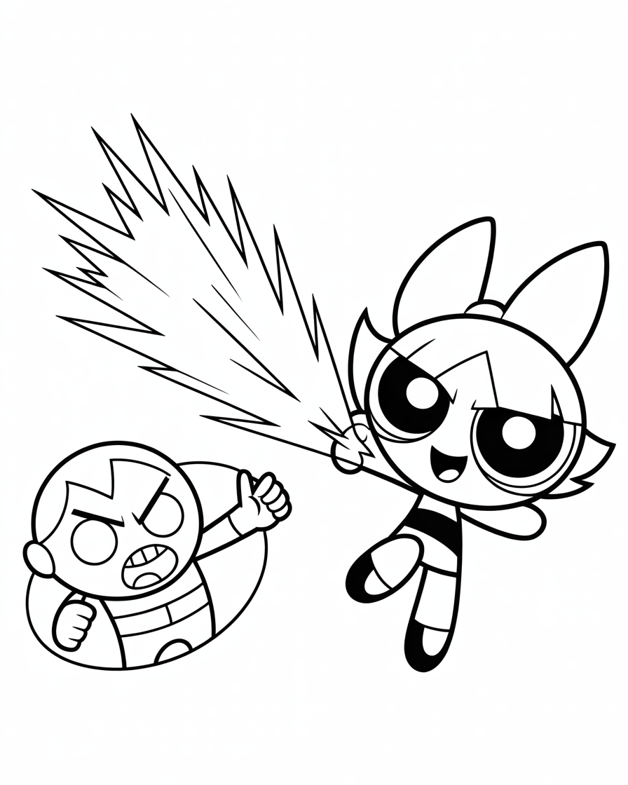powerpuff girls coloring pages