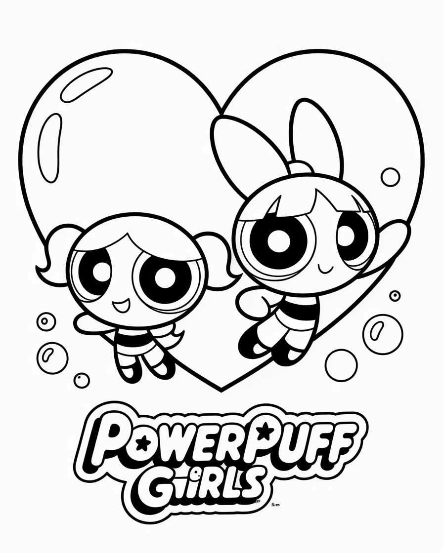 powerpuff girls coloring pages
