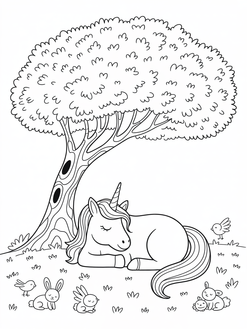 unicorn coloring pages
