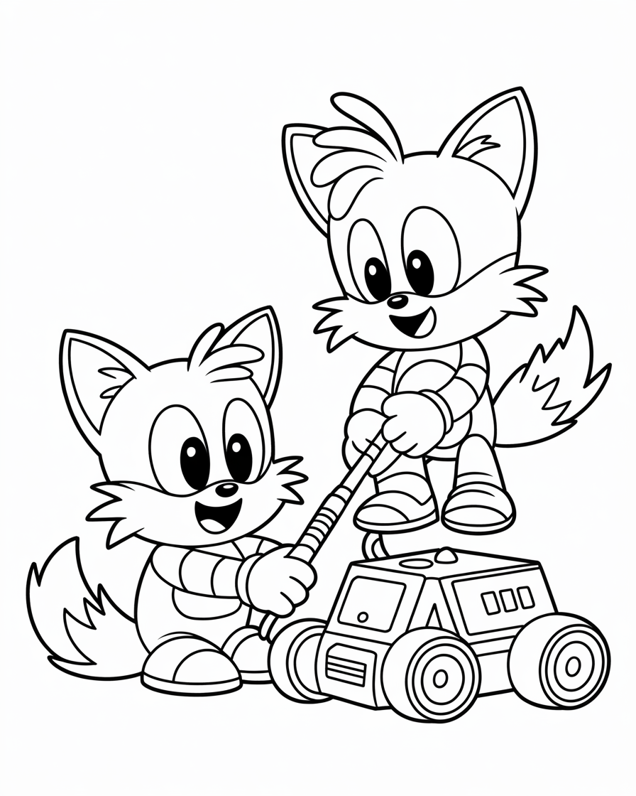 sonic coloring pages