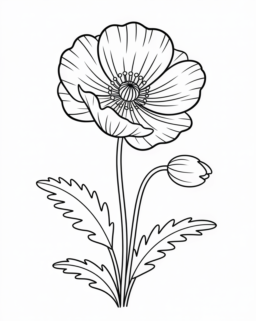 flowers coloring pages