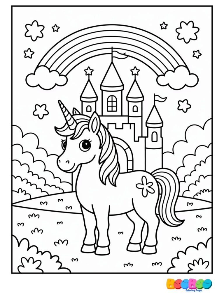 Unicorn Coloring Pages