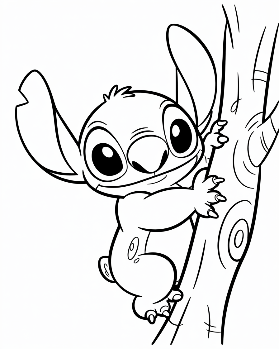 stitch coloring pages