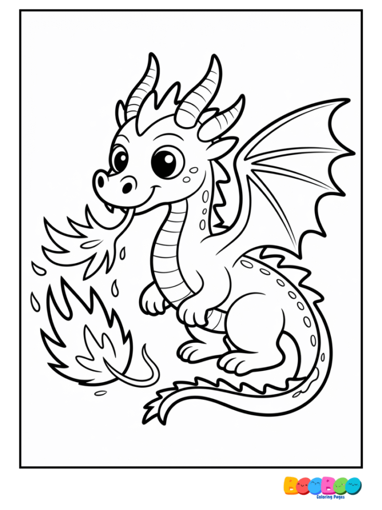 dragon coloring pages