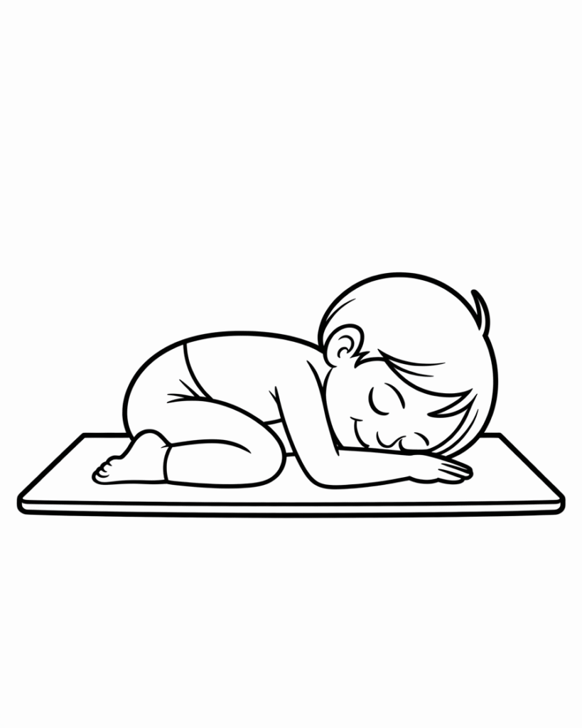 yoga coloring pages