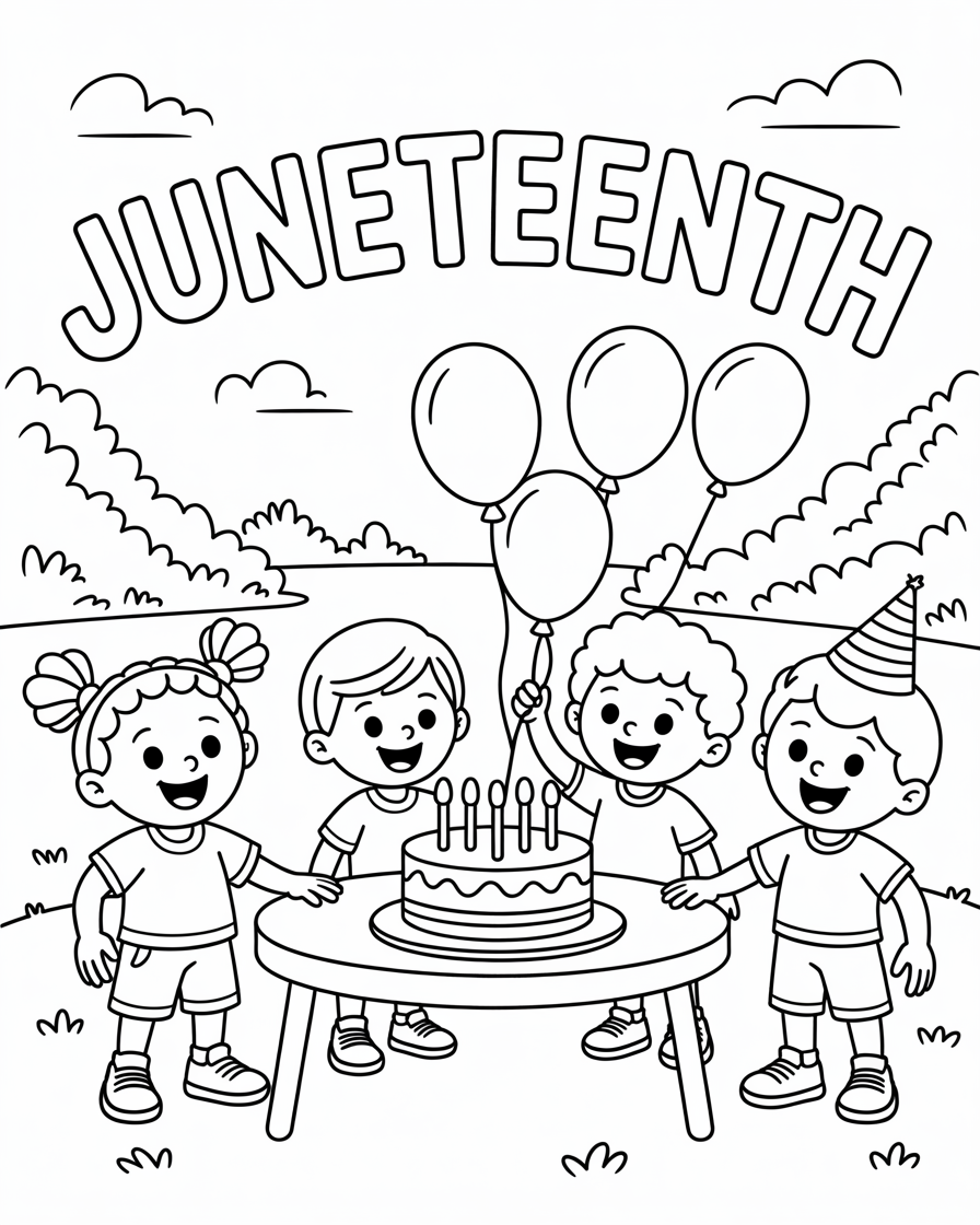 juneteenth coloring pages