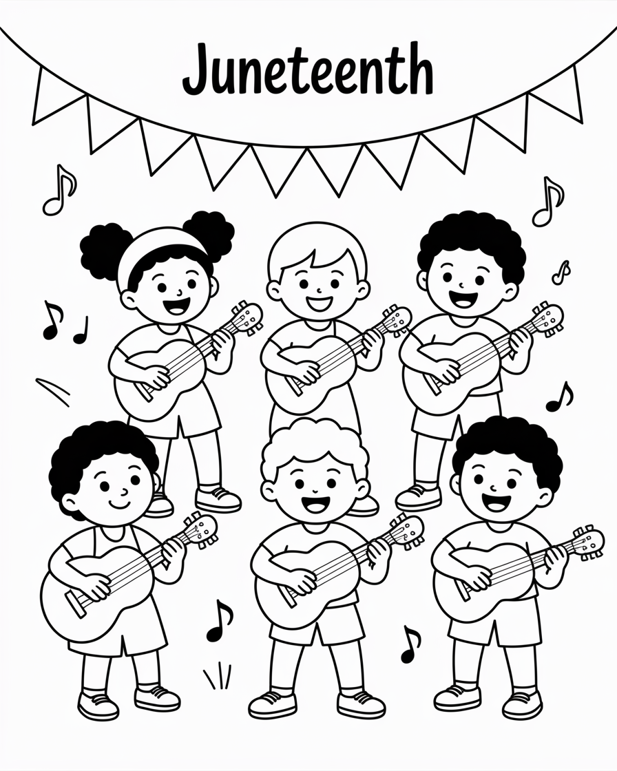juneteenth coloring pages