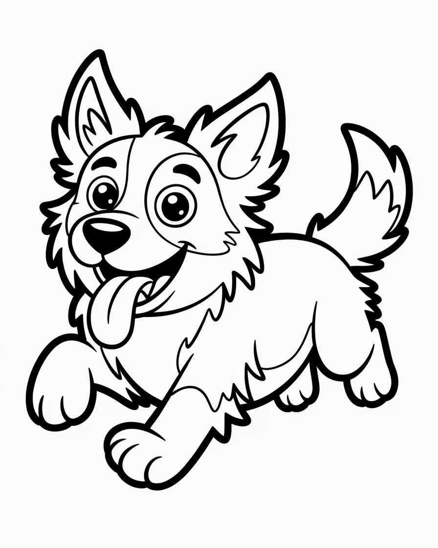 dogs coloring pages