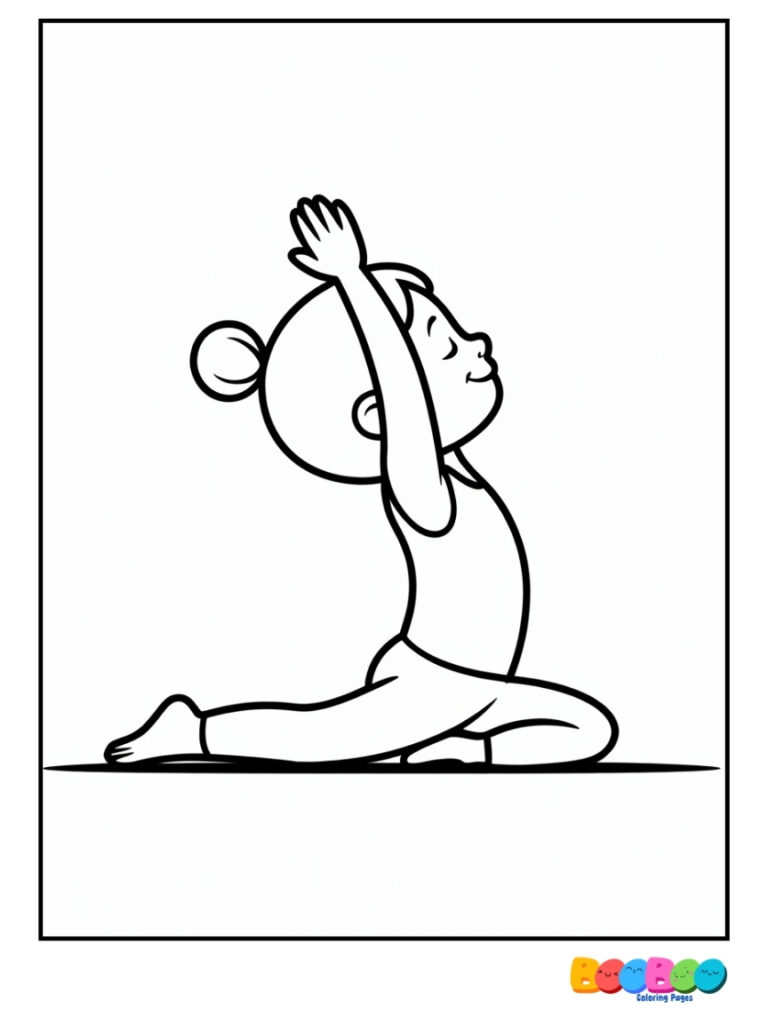 yoga coloring pages