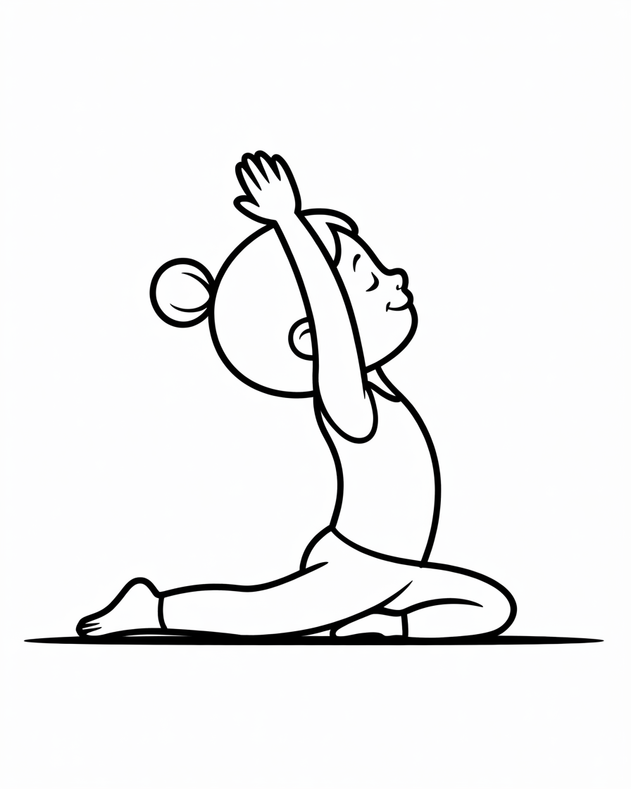yoga coloring pages