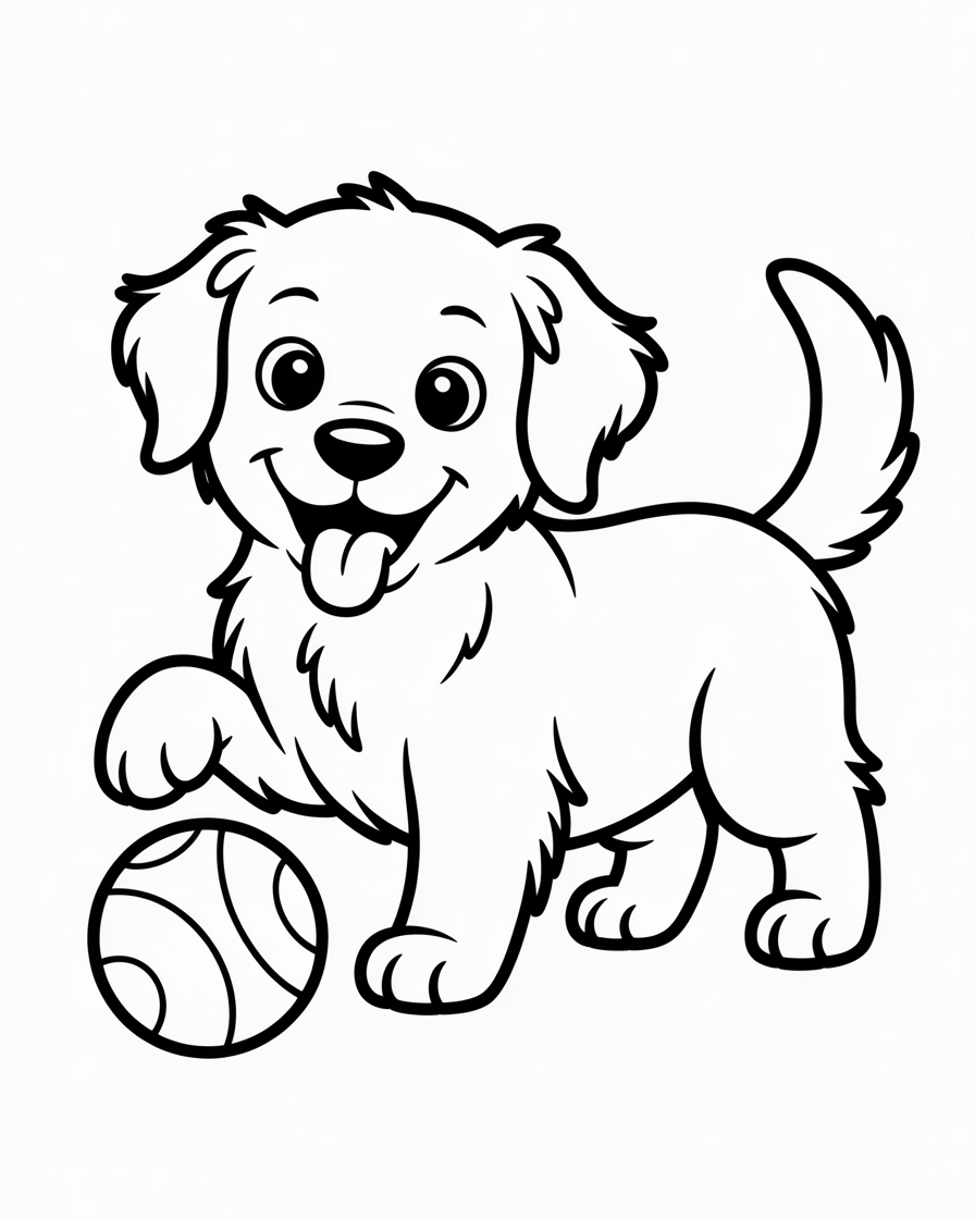 dogs coloring pages
