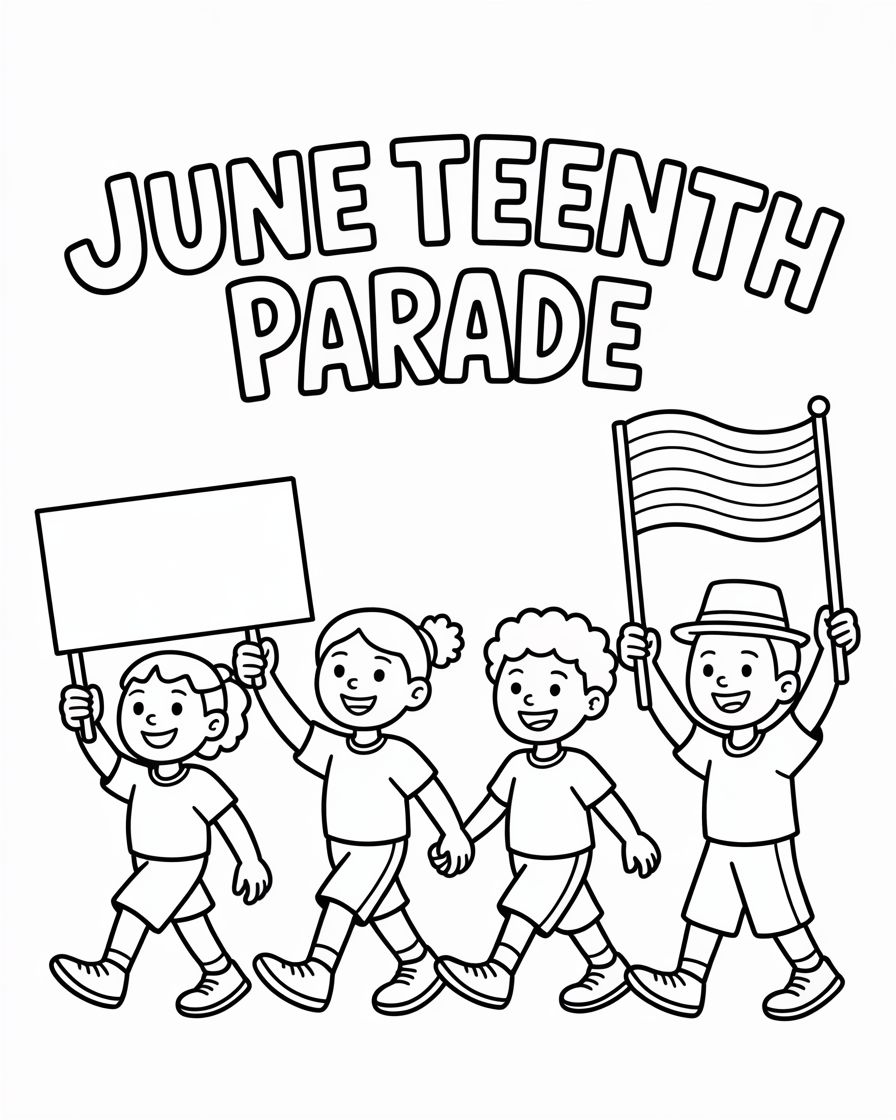 juneteenth coloring pages