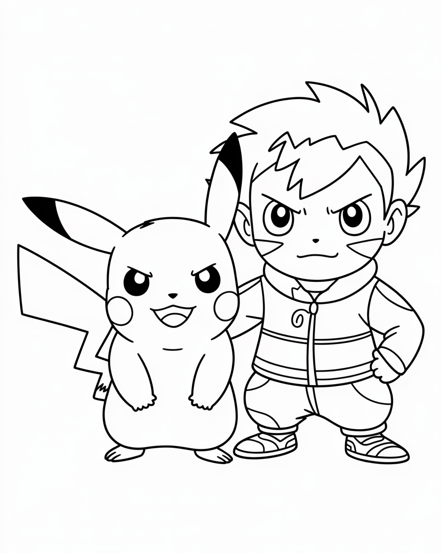 pikachu coloring pages