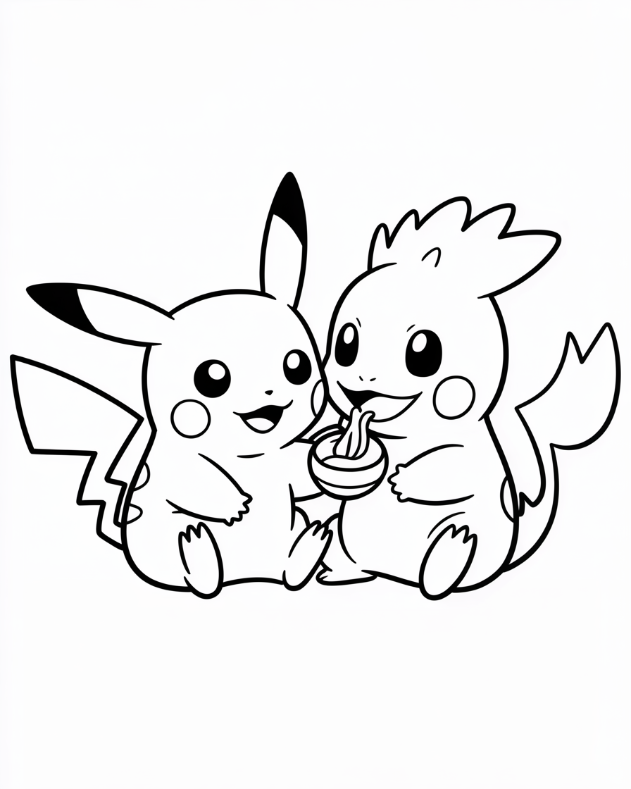 pikachu coloring pages