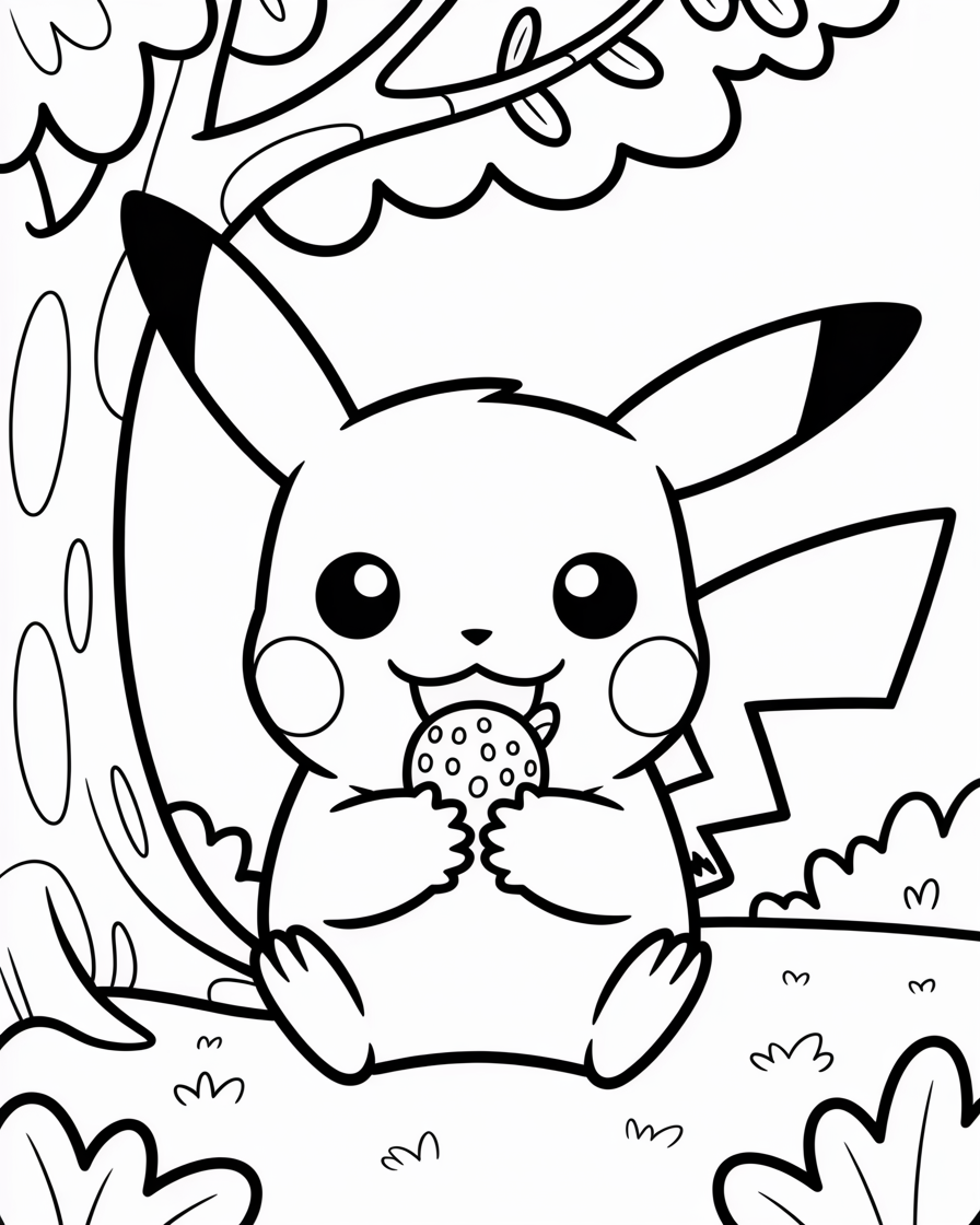 pikachu coloring pages