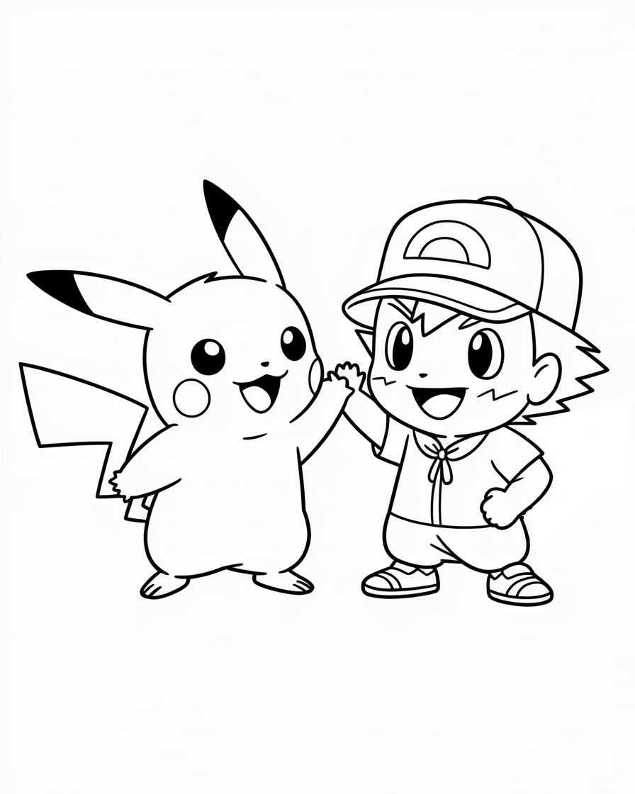 pikachu coloring pages