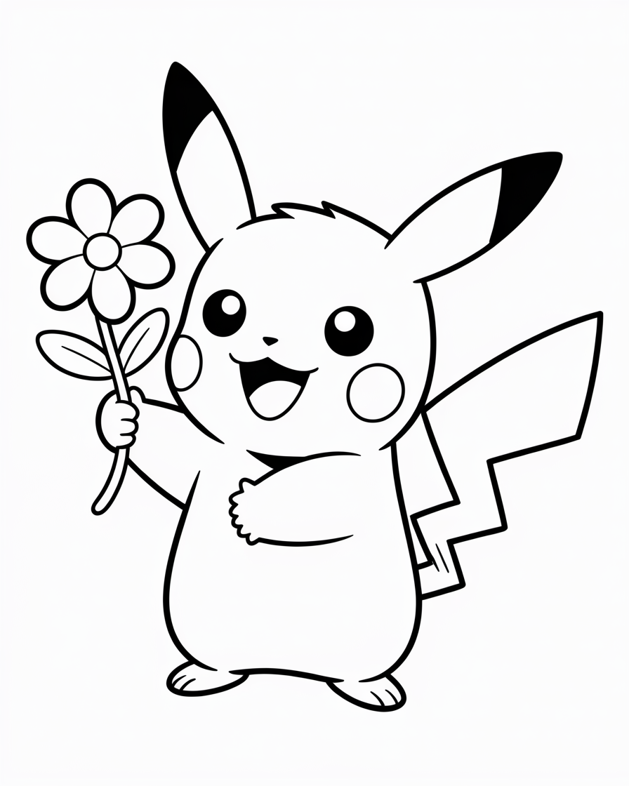 pikachu coloring pages