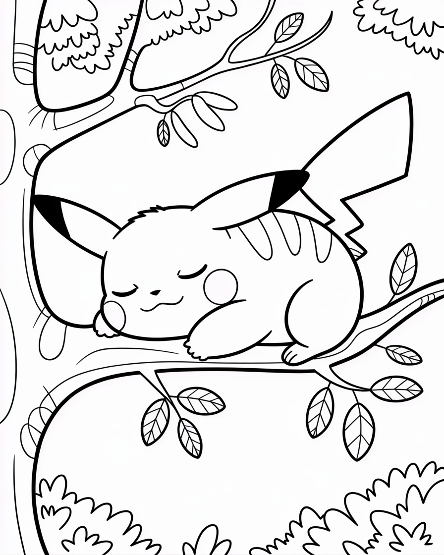 pikachu coloring pages
