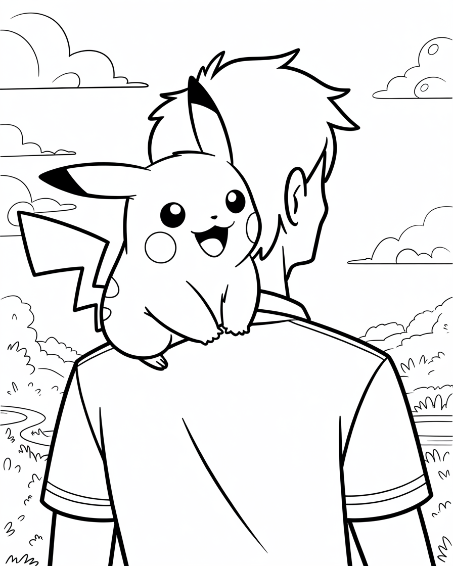 pikachu coloring pages