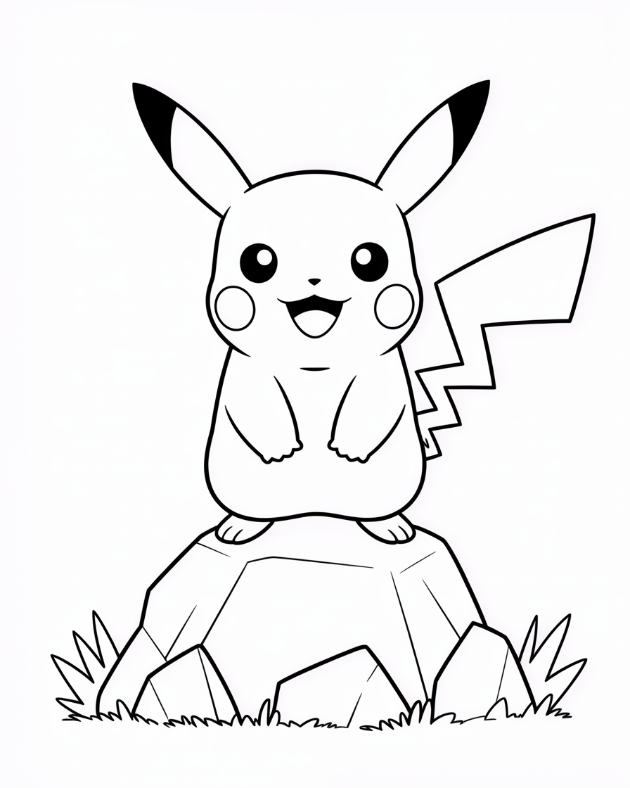 pikachu coloring pages