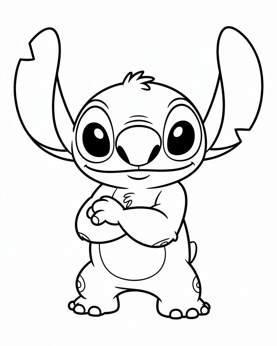 stitch coloring pages