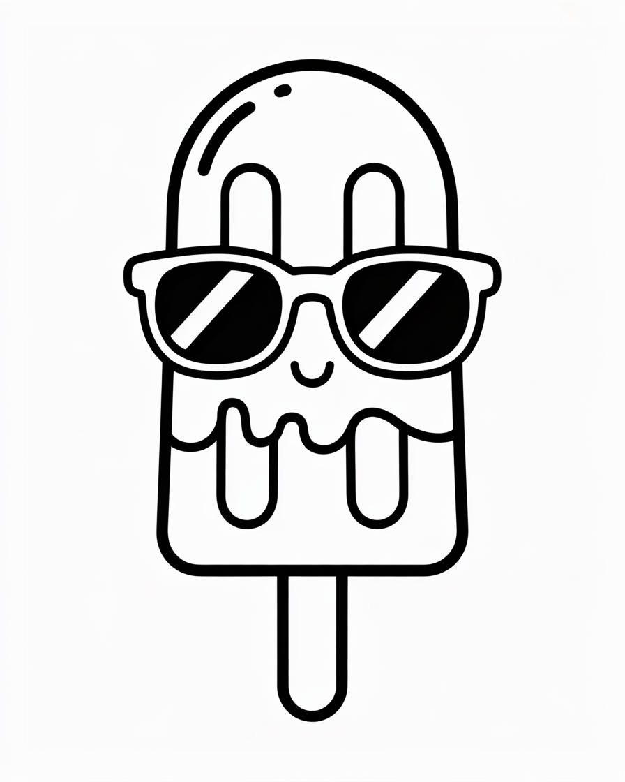 popsicle coloring pages