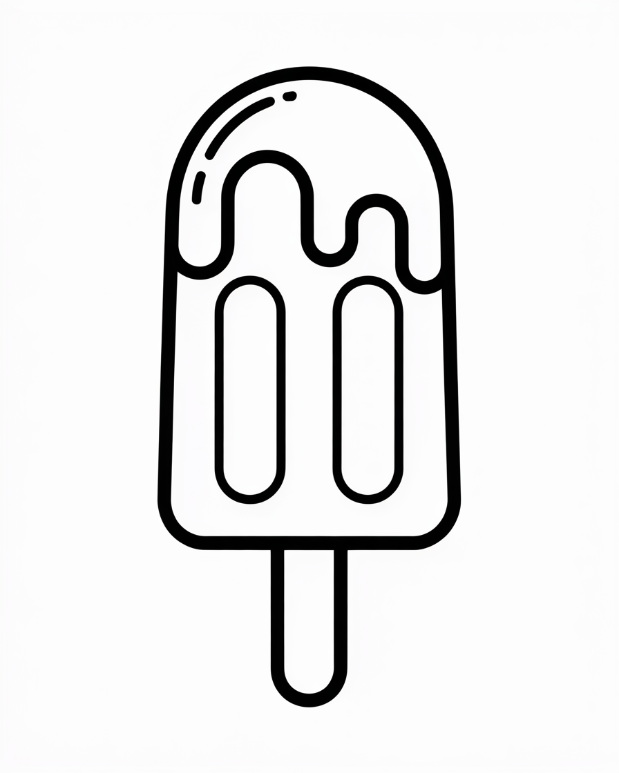 popsicle coloring pages