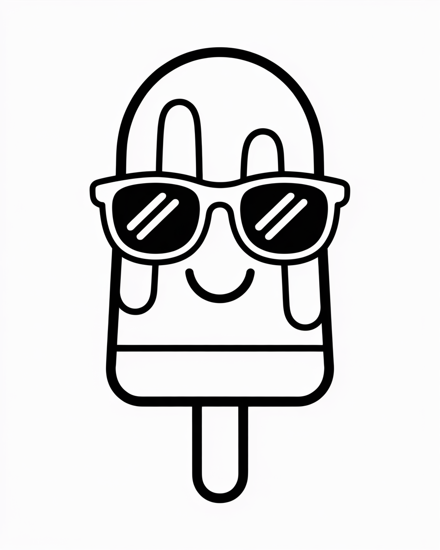 popsicle coloring pages