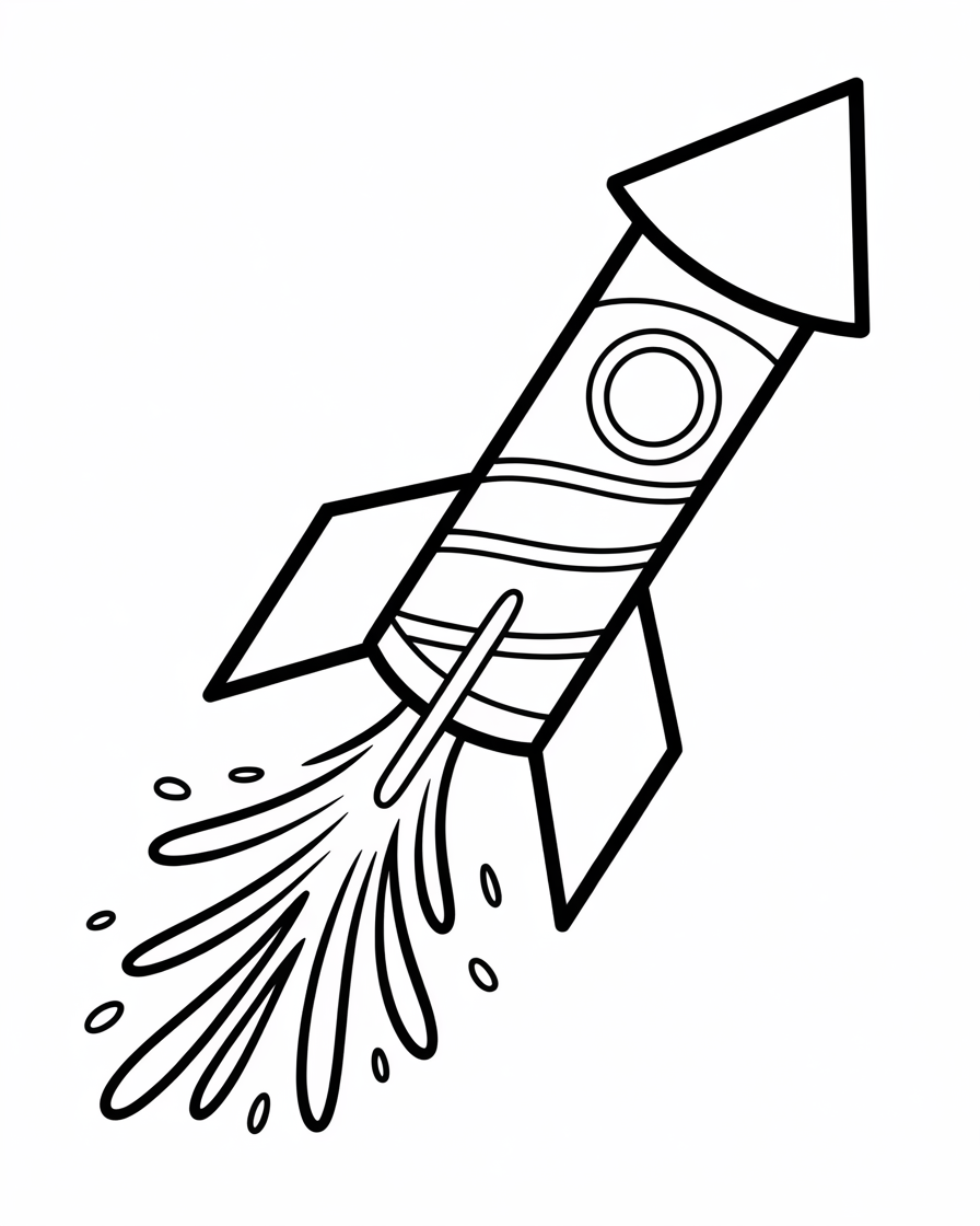fireworks coloring pages
