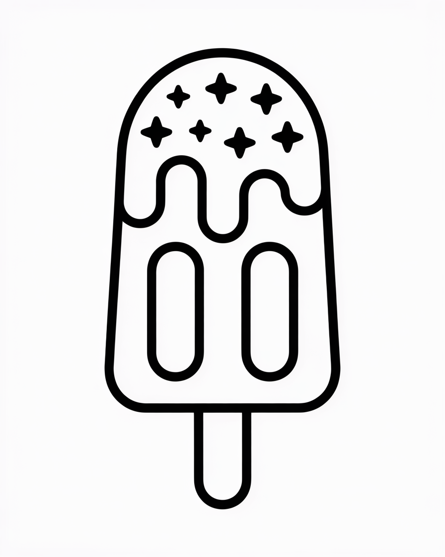 popsicle coloring pages